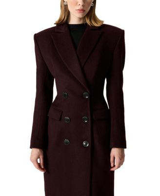 Tailored Double-Breasted Maxi Coat