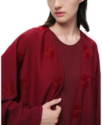 Beaded Open Front Kimono