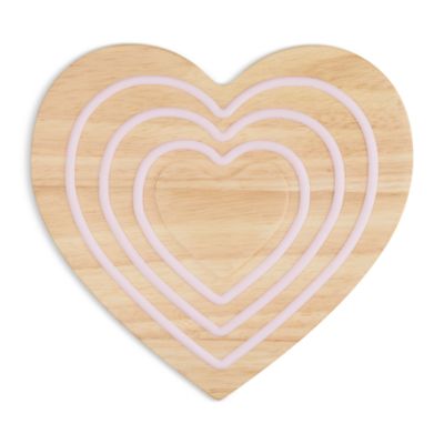 Magnetic Figural Heart Wooden Trivet