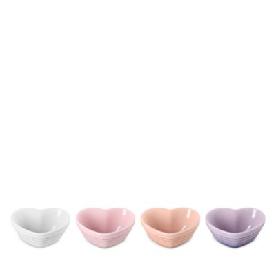 Mini Heart Pinch Bowl, Set of 4