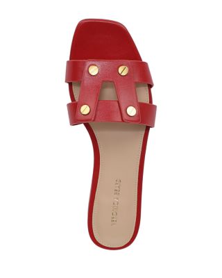 Women's Via Leather Slide Sandals