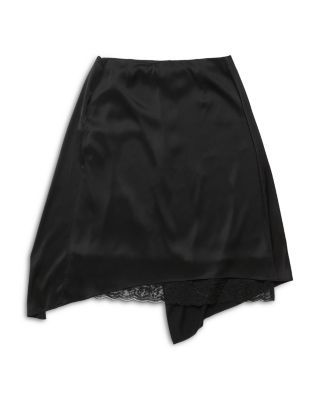 Layered Satin Skirt