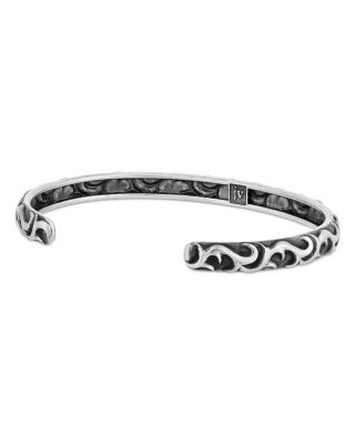 Men's Sterling Silver Gothic Cuff Bracelet