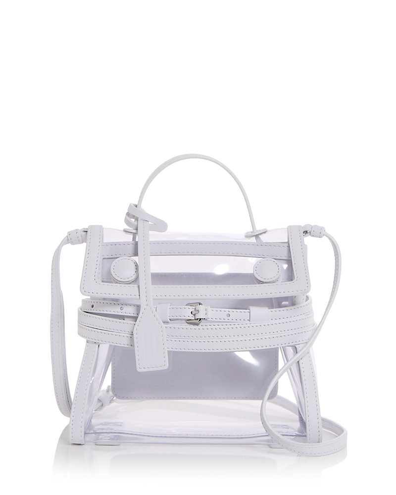 Moschino Tie Me Small Transparent Bag