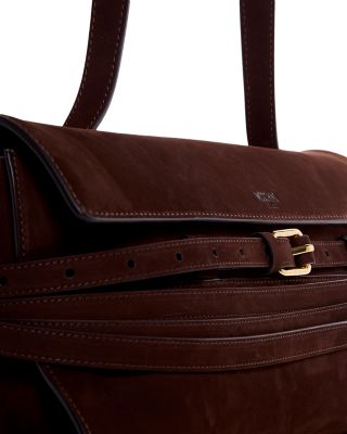 Tie Me Suede Shoulder Bag
