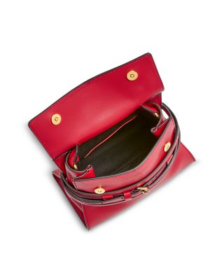 Tie Me Small Leather Shoulder Bag