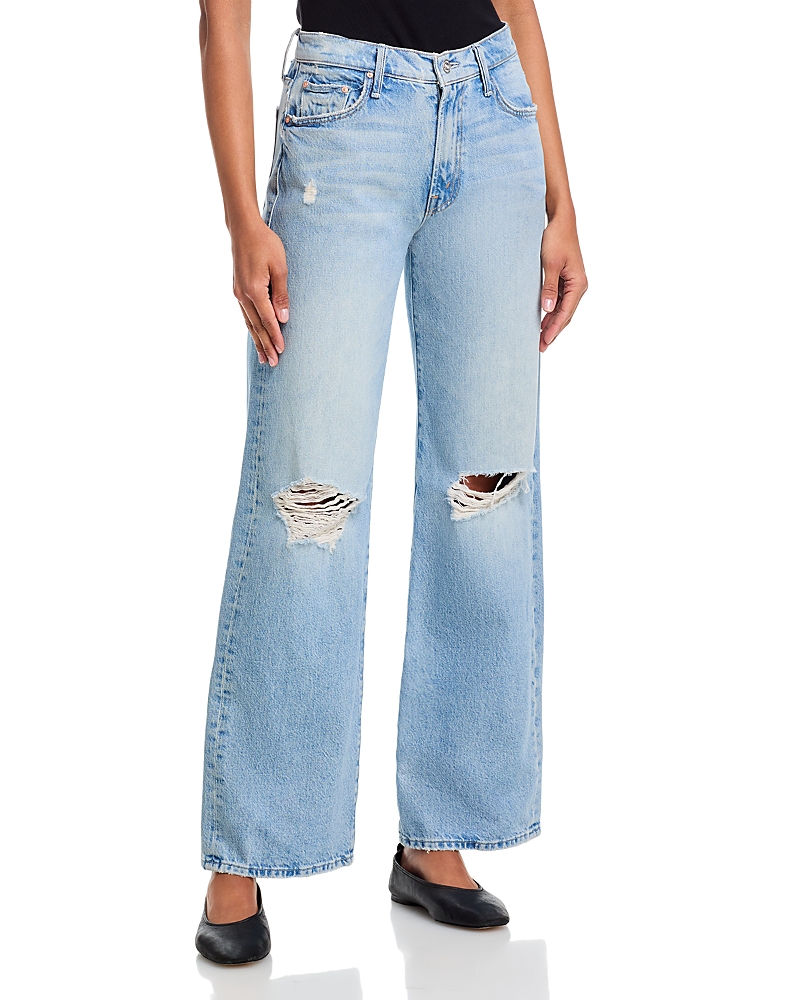 Mother The Mid Rise Maven Sneak Jeans in Reelin It In