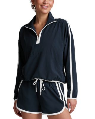 Course Contrast Half Zip Sweatshirt