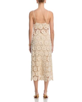 Veneta Crocheted Midi Skirt