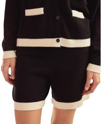 Wool Cashmere 2 Tones Shorts