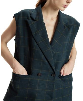 Oversized Double Breasted Vest