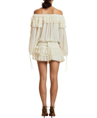 Ruffle Pleated Micro Skirt