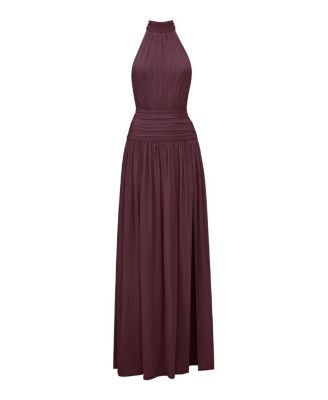  The Halter Slit Gown
