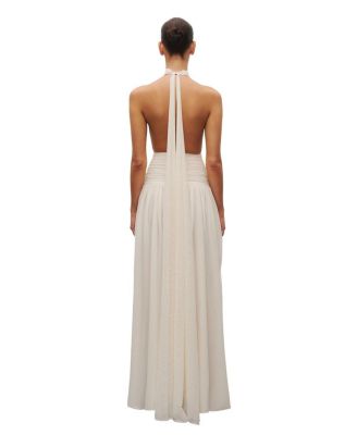  The Halter Slit Gown