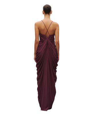  The Draped Halter Gown