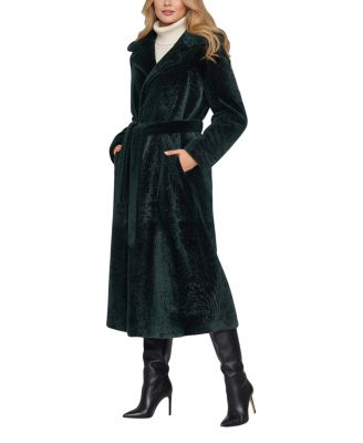 Shearling Lamb Coat with Hood
