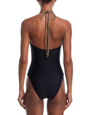 Plunging Neck Swimsuit