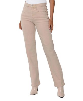  High Rise George Relaxed Skinny in Beige