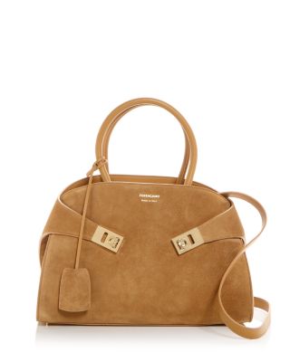 Hug Suede Shoulder Bag