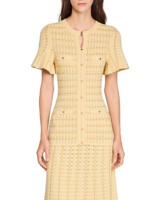 Rhinestone Knit Maxi Dress