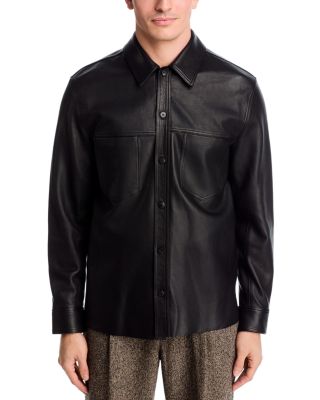Gibson Leather Shirt Jacket