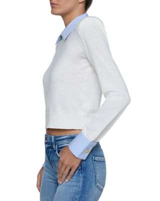 April Poplin Collar Pullover