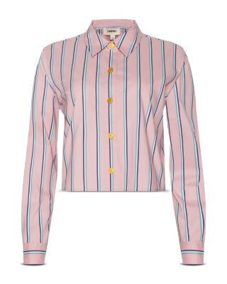 Cosette Cropped High/Low Shirt