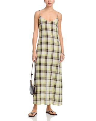 Evelyn Plaid Dress 