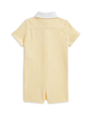 Boys' Striped Knit Oxford Shortall - Baby