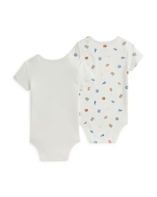 Girls' Polo Bear Cotton Bodysuits, 2 Pack - Baby