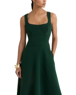 Dina Waisted Midi Dress