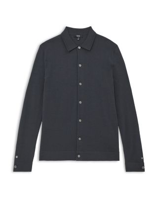 Forbes Merino Wool Button Cardigan