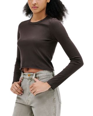 Baby Long Sleeve Cropped Tee