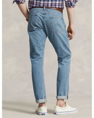 Varick Slim Straight Jeans in Blue Medium
