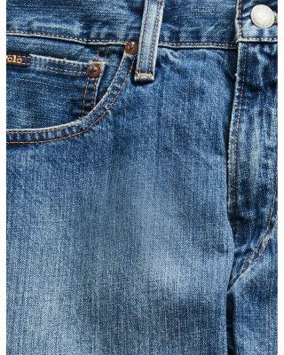 Varick Slim Straight Jeans in Blue Medium