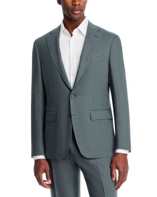 Capri M&eacute;lange Solid Slim Fit Suit