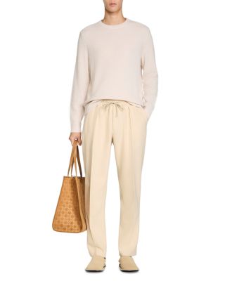 Straight Leg Drawstring Trousers