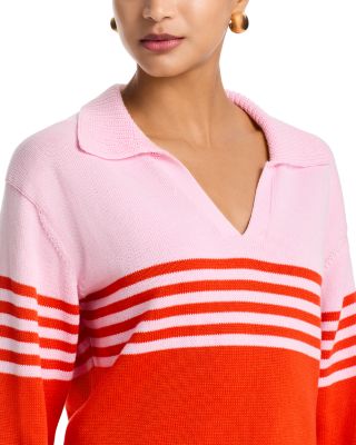 Jules K Striped Color Blocked Sweater