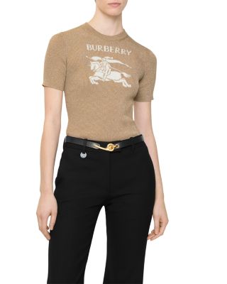 Sheila Metallic Ribbed Top