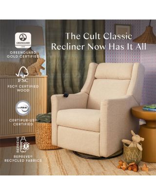 Kiwi Deluxe Power Recliner & Swivel Glider with Heat & Massage