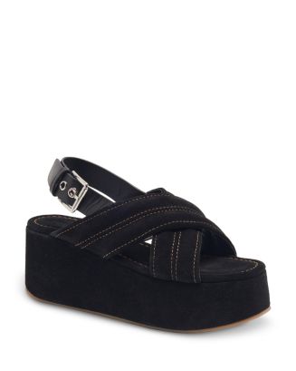 (取寄) フリーピープル レディース ビーチ パーティー プラットフォーム Free People women Beach Party Platform Cathay Spice Suede Free People Women's Beach Party Platform Sandals | Bloomingdale's