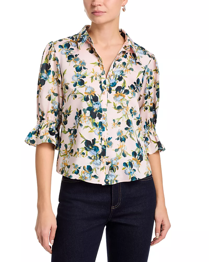 Cinq a Sept Fiona Trailing Iris Top