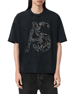 Scale Embellished Logo Graphic Tee