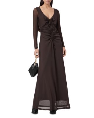 Gabby Long Sleeve Mesh Dress