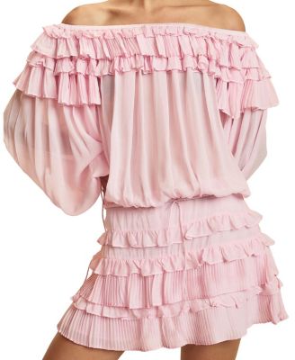 Off Shoulder Ruffle Blouse