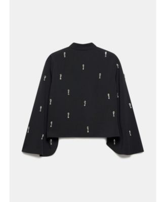  Women's Embellished Cape Top