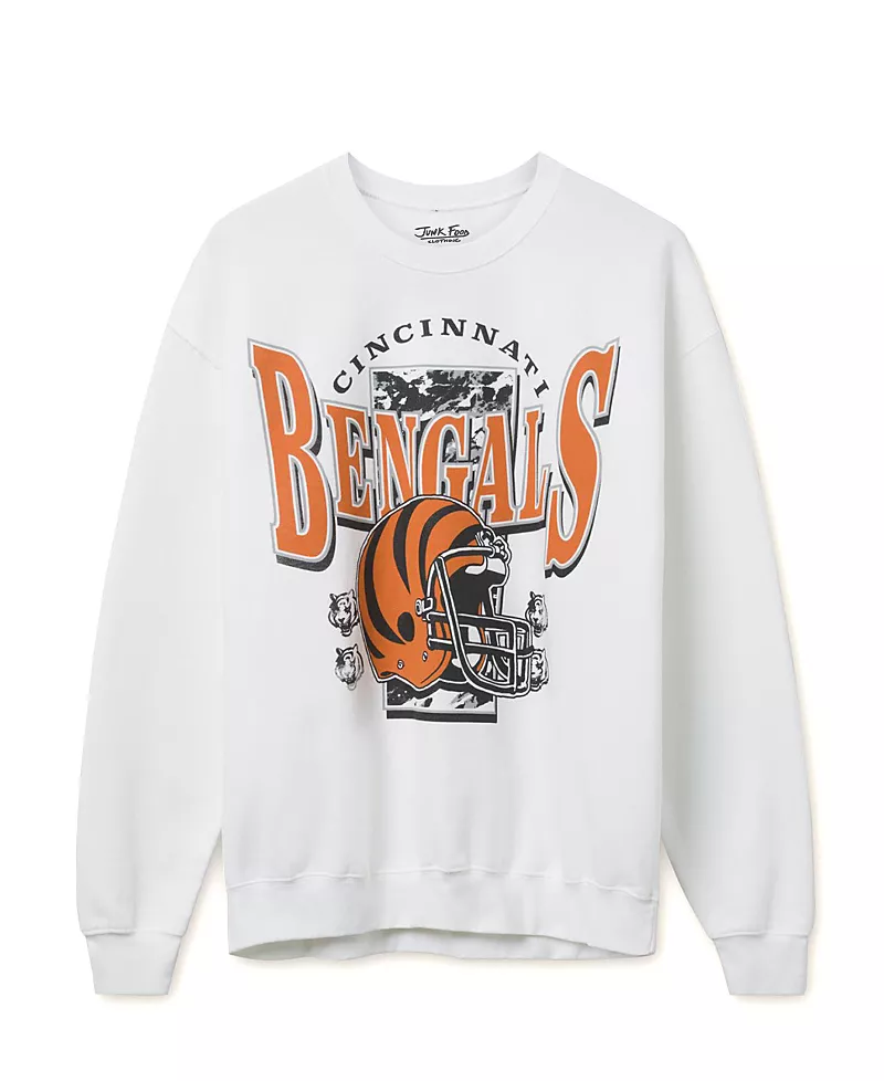 Junk Food Clothing Unisex Nfl Cincinnati Bengals Conversion Flea Market Crew Fleece
