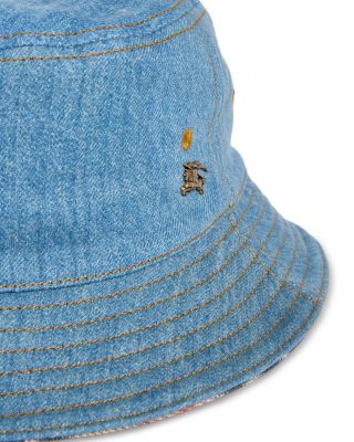 Denim to Check Bucket Hat