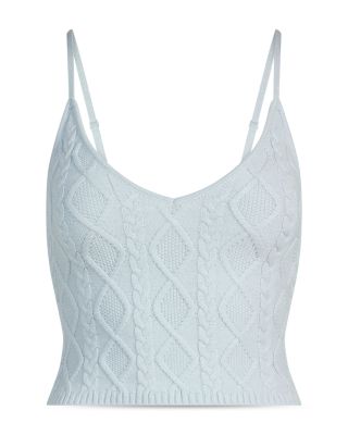Snow Bunny Cable Knit Tank