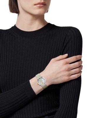 Greca Logo Pearl Bracelet Watch, 33mm